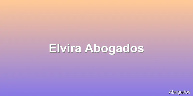 Elvira Abogados