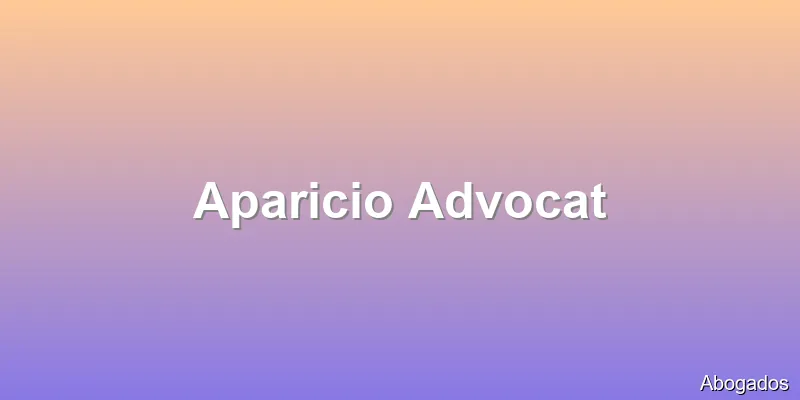 Aparicio Advocat