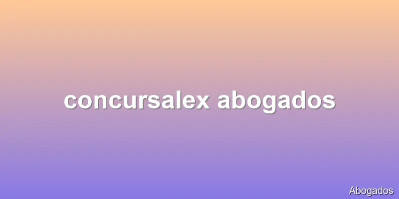 concursalex abogados