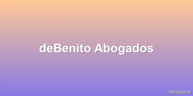 deBenito Abogados