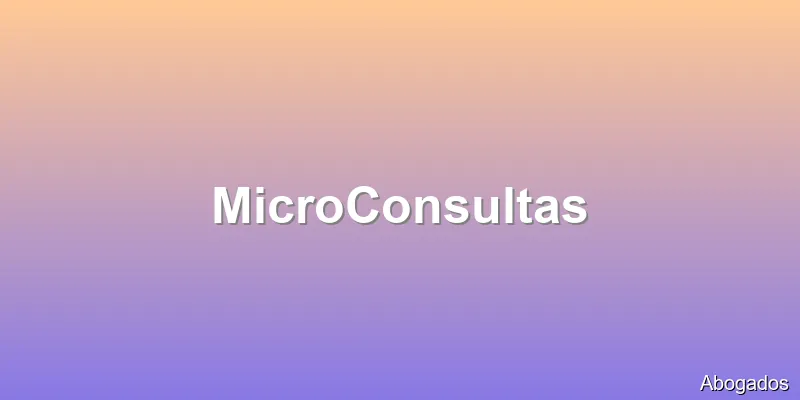 MicroConsultas
