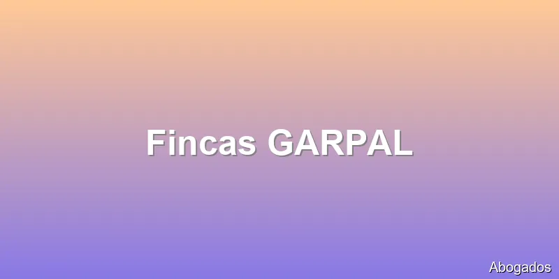 Fincas GARPAL