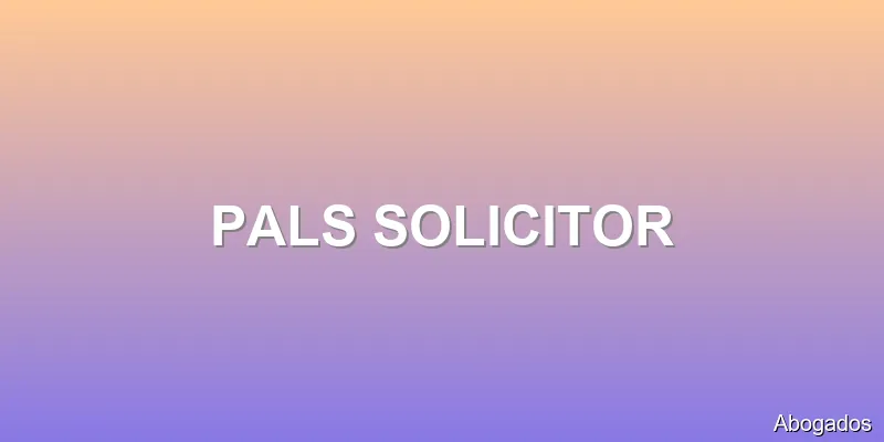 PALS SOLICITOR