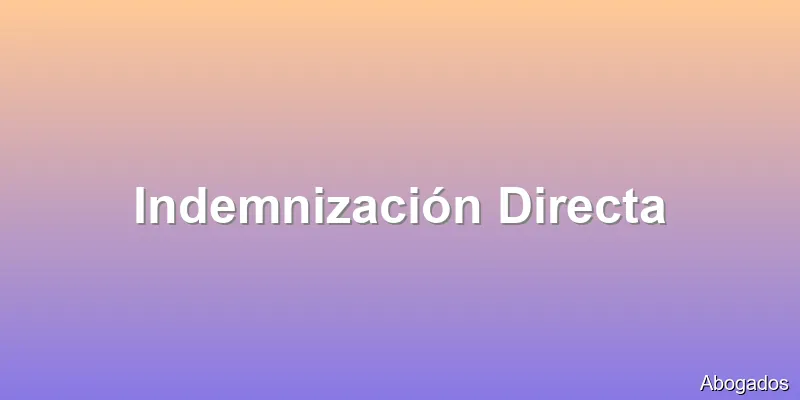 Indemnización Directa
