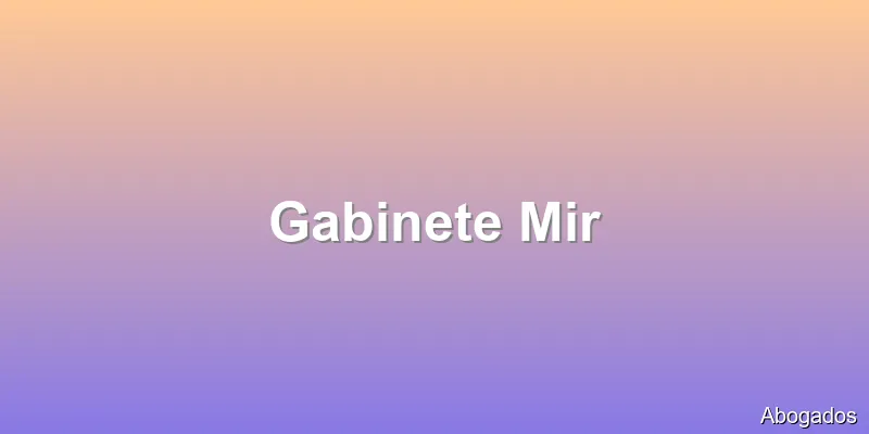 Gabinete Mir