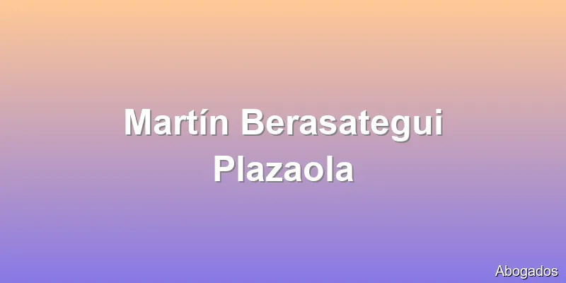 Martín Berasategui Plazaola