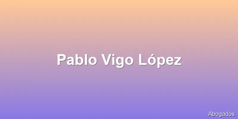 Pablo Vigo López