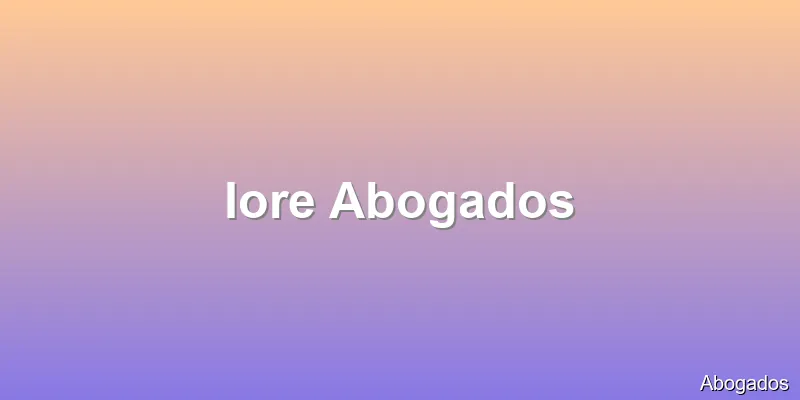 Iore Abogados