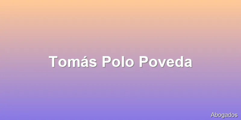 Tomás Polo Poveda
