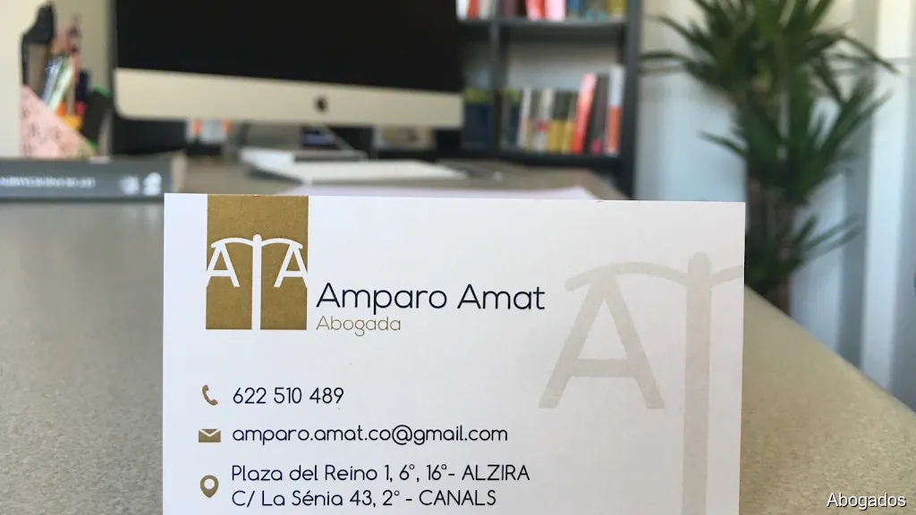Amparo Amat, Abogada
