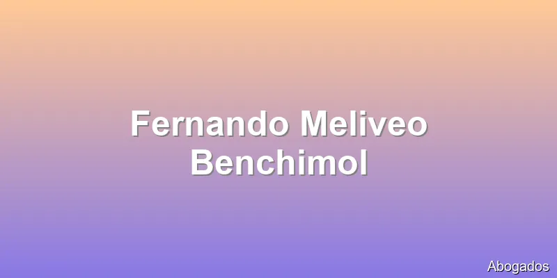 Fernando Meliveo Benchimol