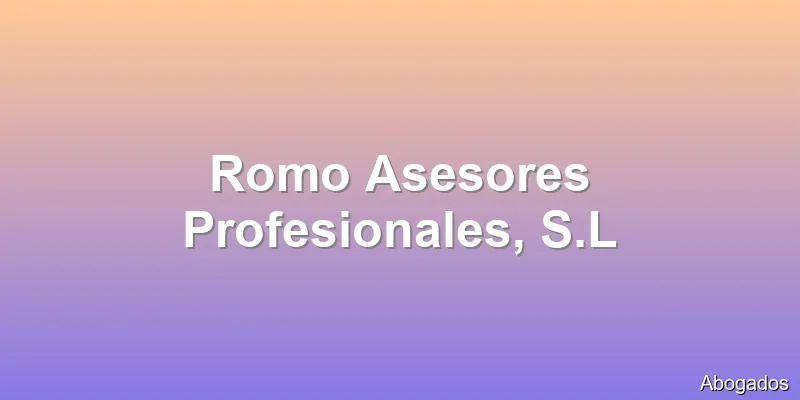 Romo Asesores Profesionales, S.L