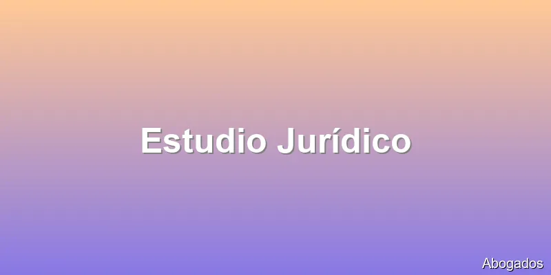 Estudio Jurídico