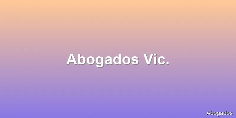 Abogados Vic.