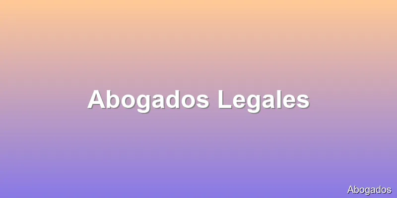 Abogados Legales