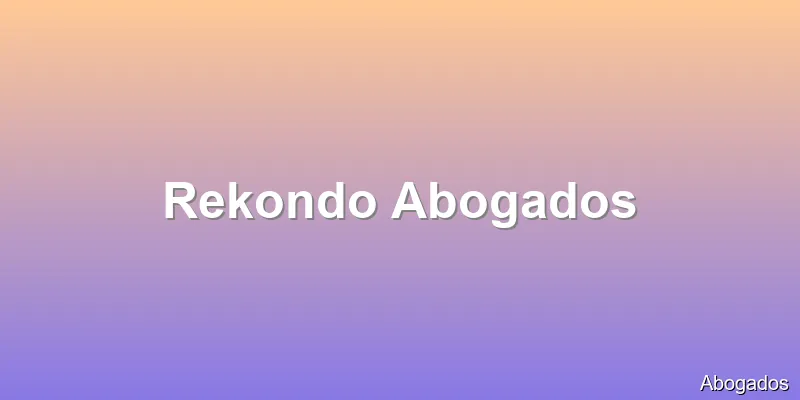 Rekondo Abogados