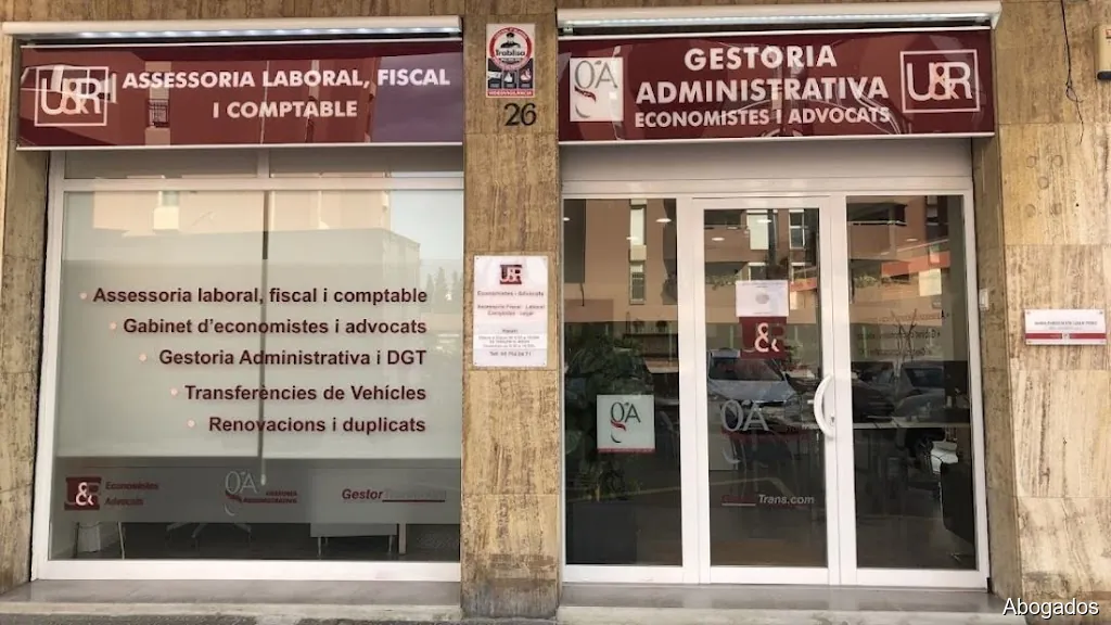 Gestoría Mataró | U&R, Economistas y Abogados