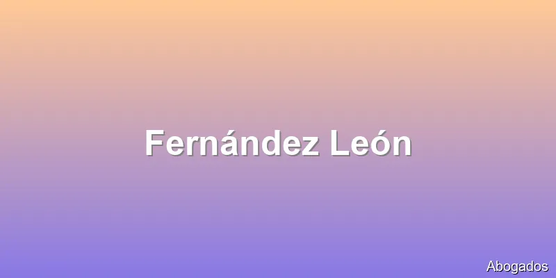 Fernández León
