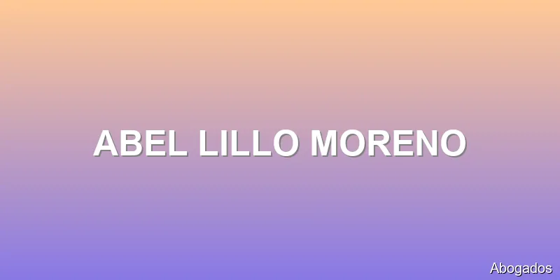 ABEL LILLO MORENO