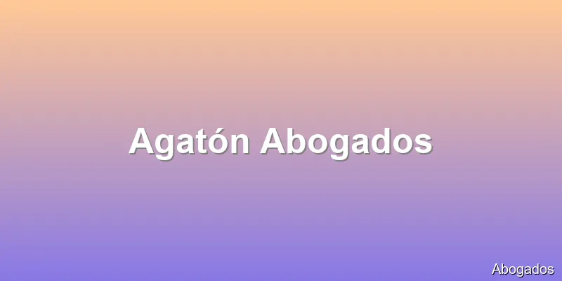Agatón Abogados