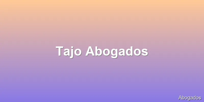Tajo Abogados