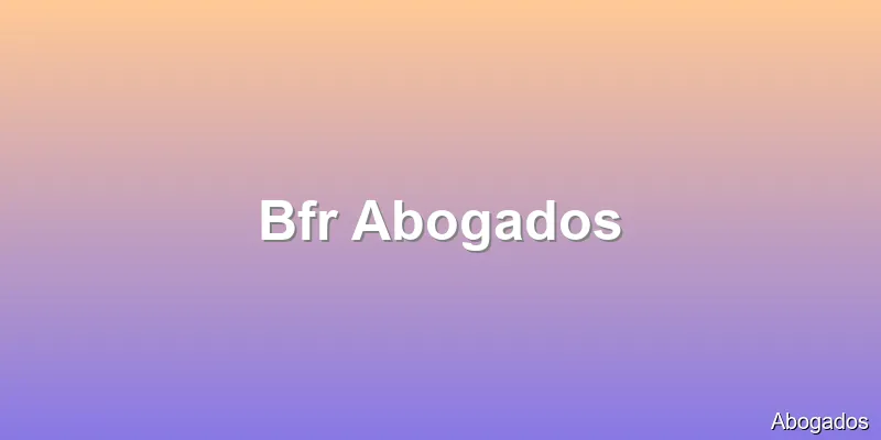 Bfr Abogados