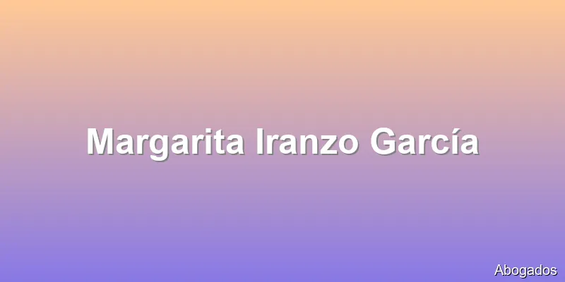 Margarita Iranzo García