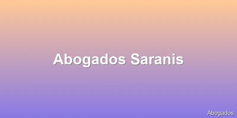 Abogados Saranis