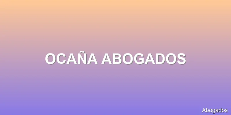 OCAÑA ABOGADOS