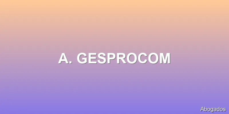 A. GESPROCOM