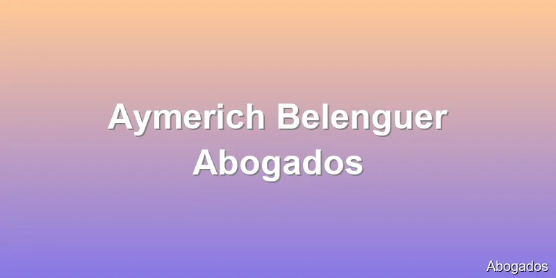 Aymerich Belenguer Abogados