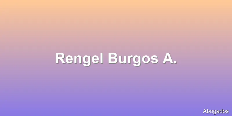 Rengel Burgos A.