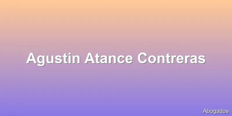 Agustin Atance Contreras