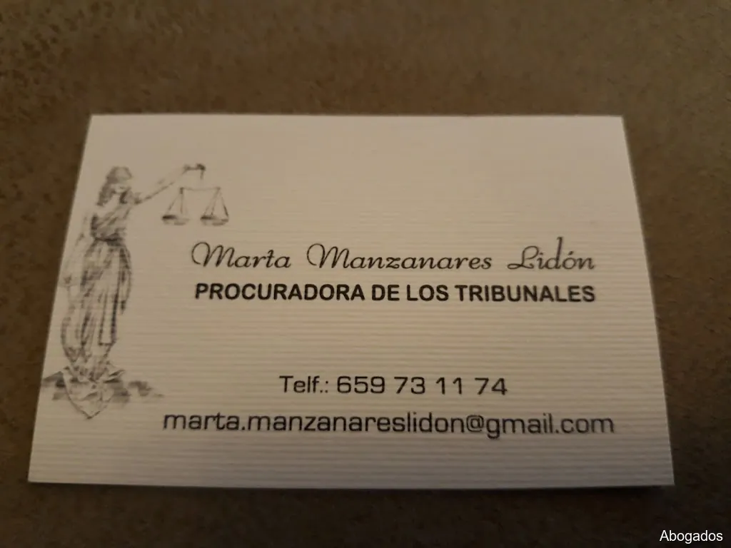Marta Manzanares Lidon - Procuradora