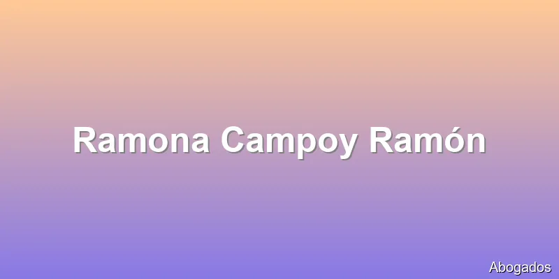 Ramona Campoy Ramón