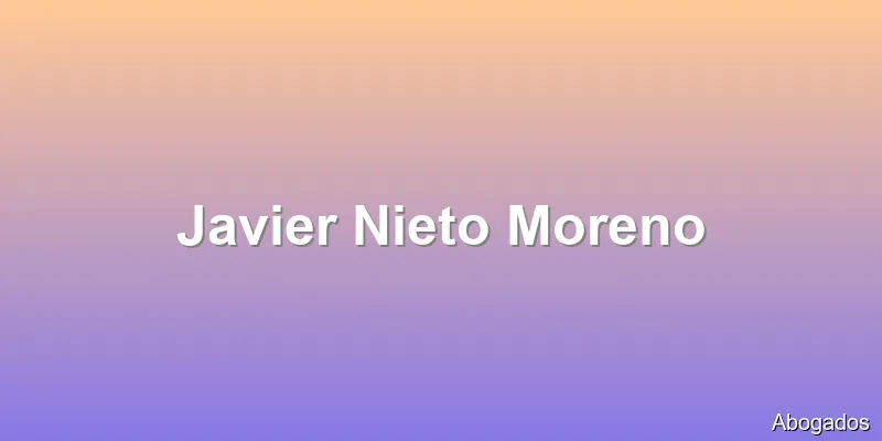 Javier Nieto Moreno