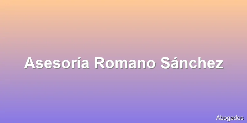 Asesoría Romano Sánchez