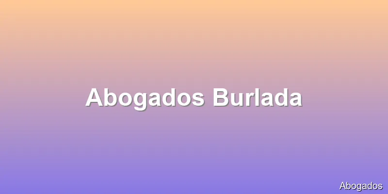 Abogados Burlada