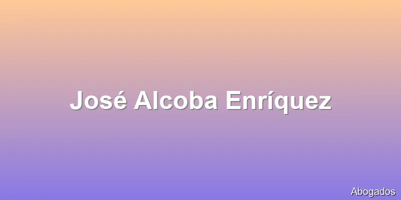 José Alcoba Enríquez