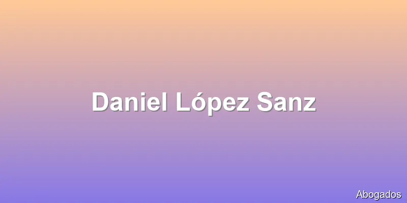 Daniel López Sanz