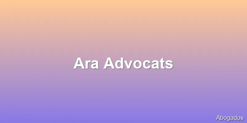 Ara Advocats