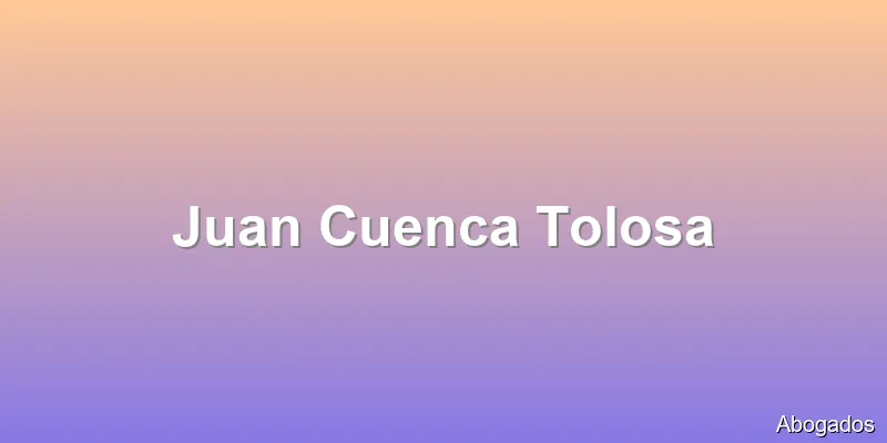 Juan Cuenca Tolosa