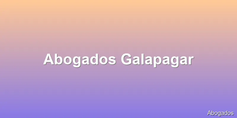 Abogados Galapagar