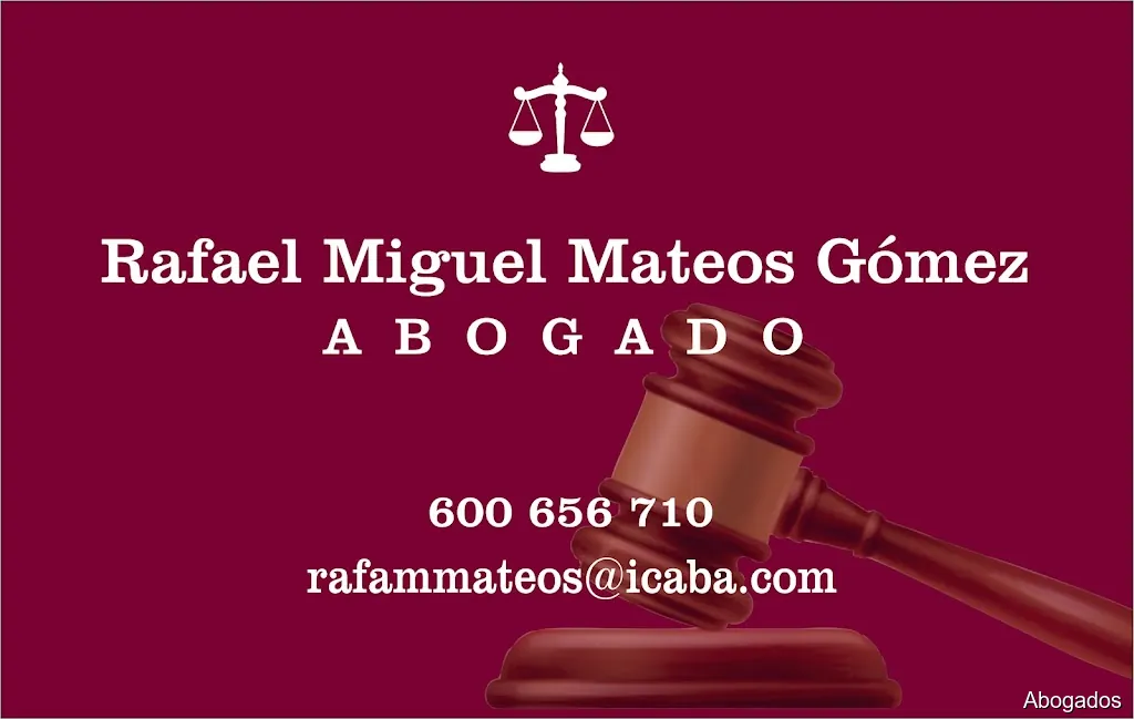 Rafael Miguel Mateos Gómez ABOGADO