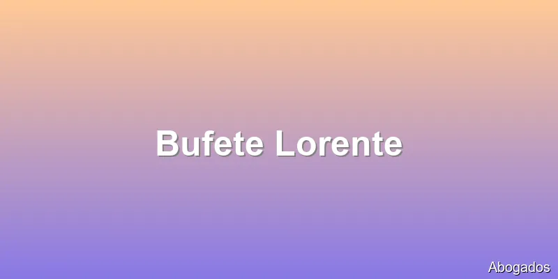 Bufete Lorente