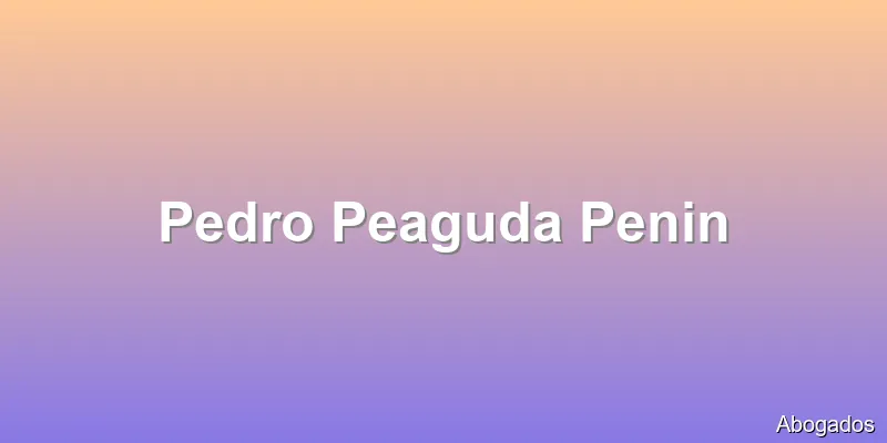 Pedro Peaguda Penin