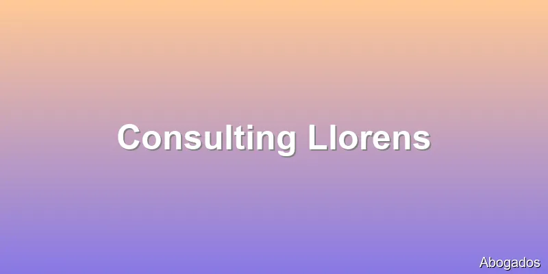 Consulting Llorens