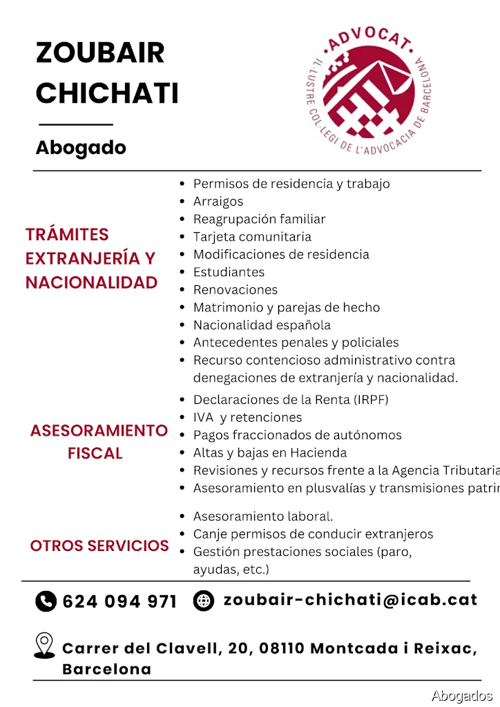 Zoubair Chichati - Abogado