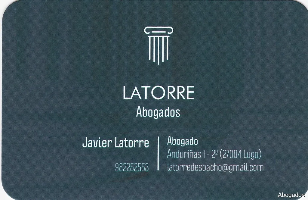 Abogado Javier Latorre