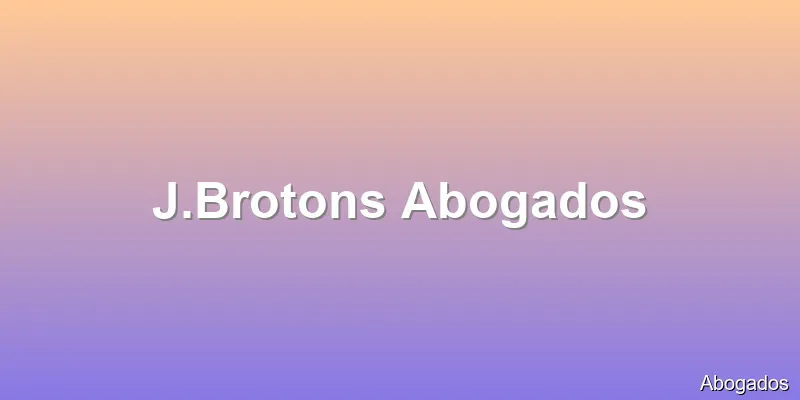 J.Brotons Abogados